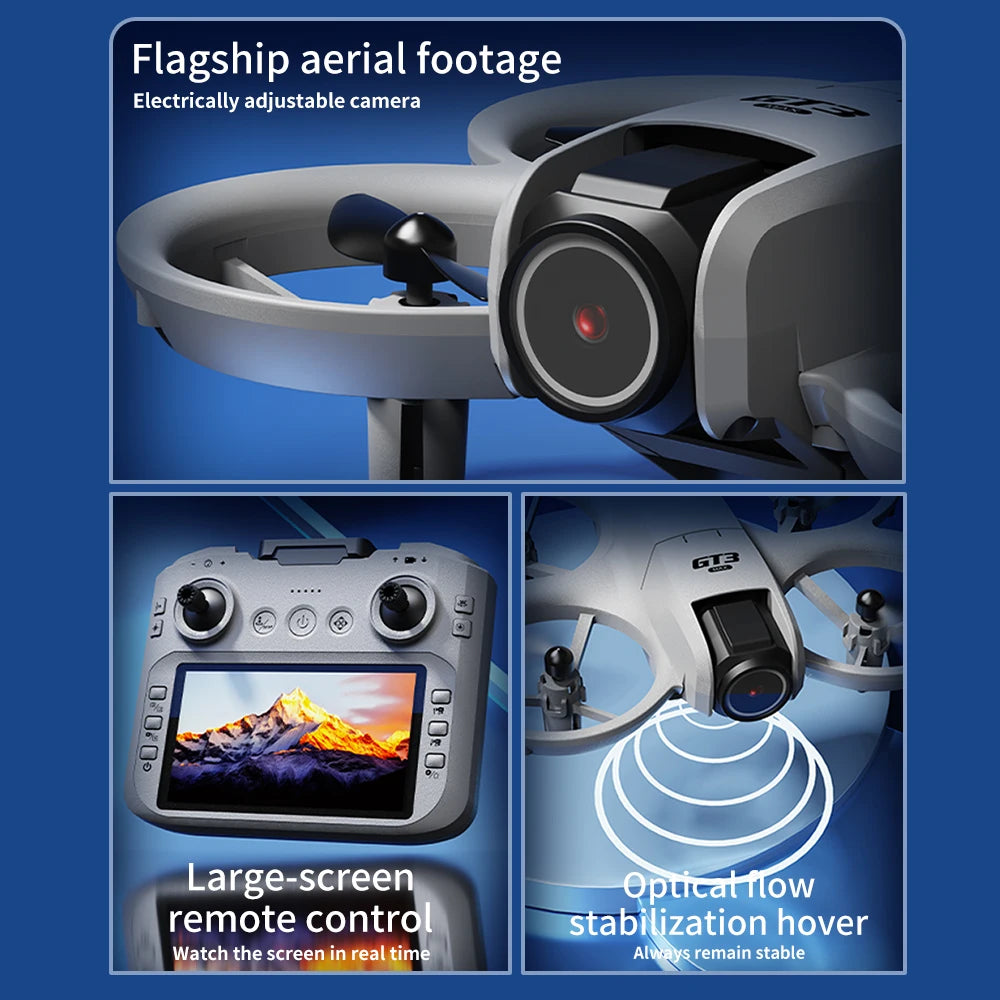 GT3 MAX Mini Drone β 8K HD Camera with GPS & Dynamic Lighting for Pro Aerial Photography