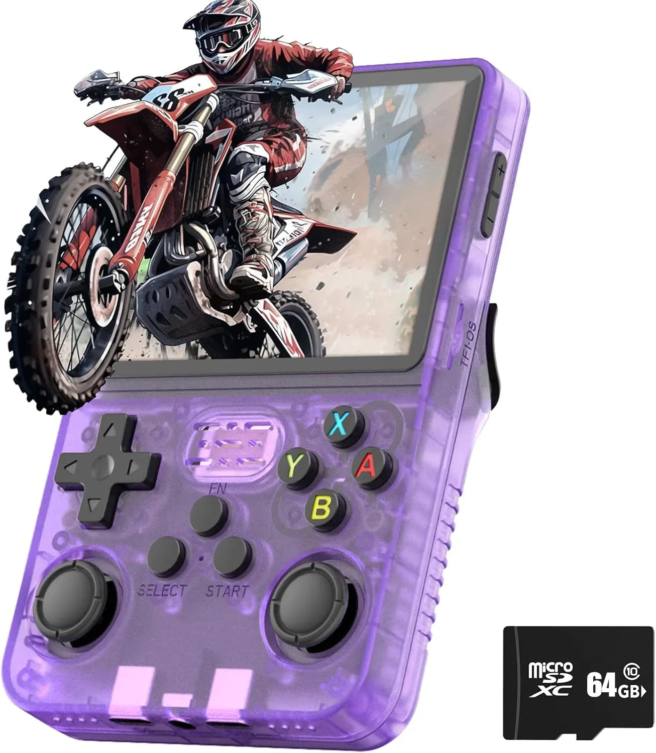 R36S Retro Handheld Game Console – 3.5" Display with ARKOS System & Classic Titles