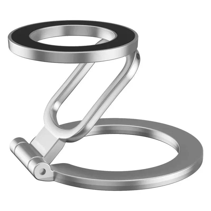 2025 Double-Sided MagSafe Phone Holder β 360Β° Rotating Stand with Strong Magnet & Foldable Finger Grip for iPhone 14β16