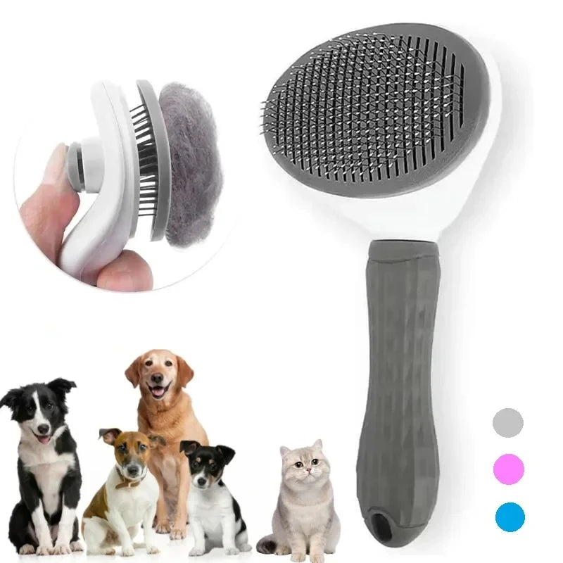 Self-Cleaning Pet Hair Brush β Grooming Comb for Dogs & Cats