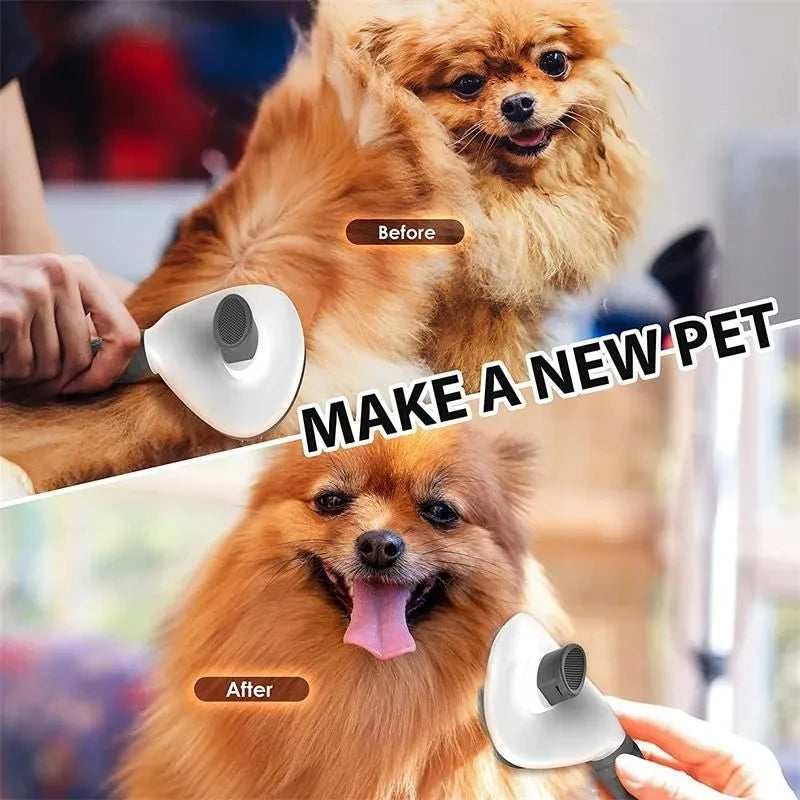Self-Cleaning Pet Hair Brush β Grooming Comb for Dogs & Cats