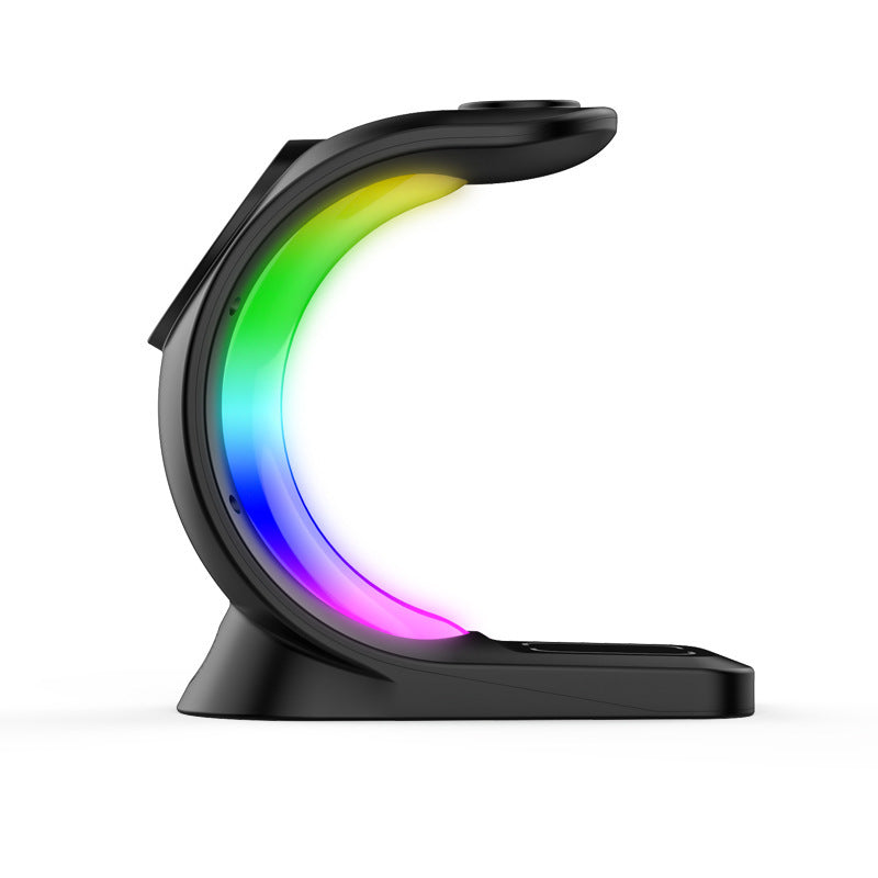 4-in-1 Magnetic Wireless Charger – Fast Charging Station with Atmosphere Light