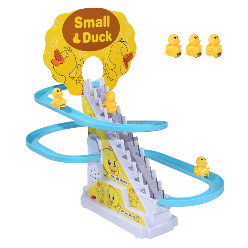 Electric Duckling Toy – Musical Climbing Stairs Playset for Kids