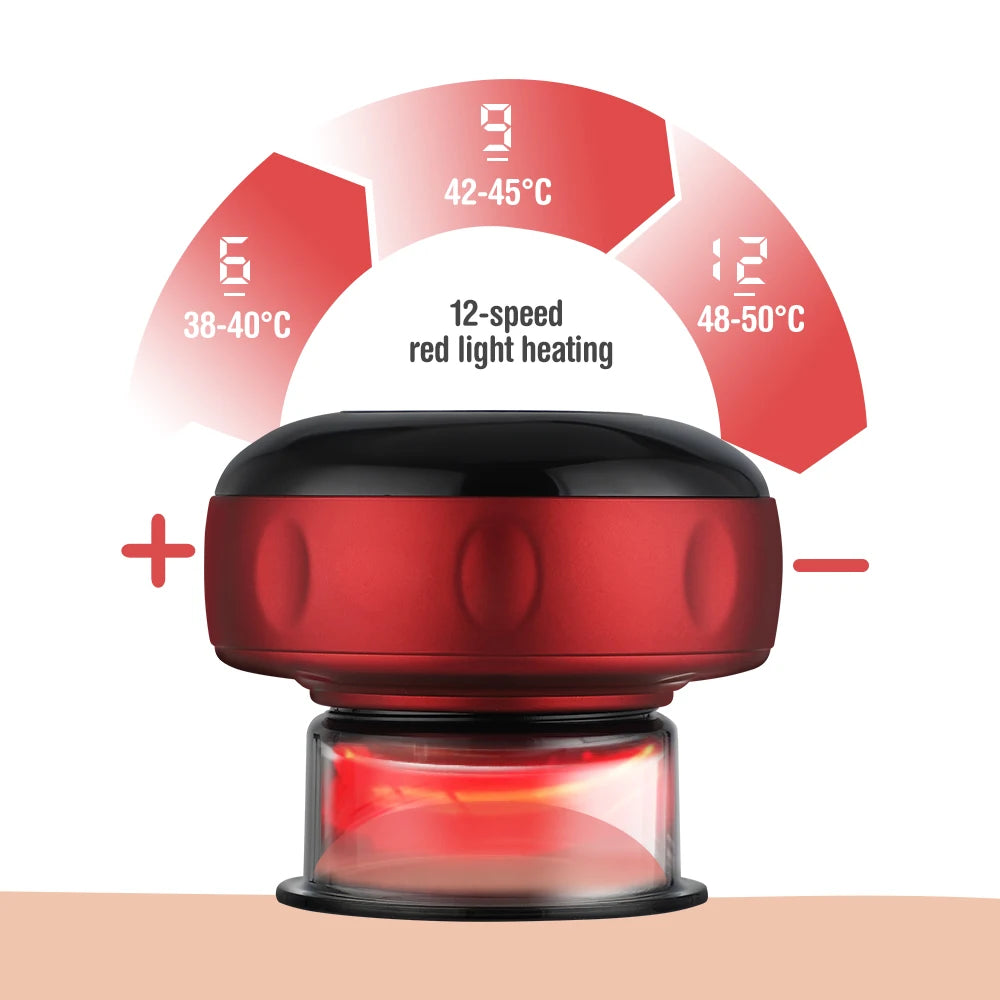 Electric Vacuum Cupping Massager – Anti-Cellulite Slimming Therapy Tool