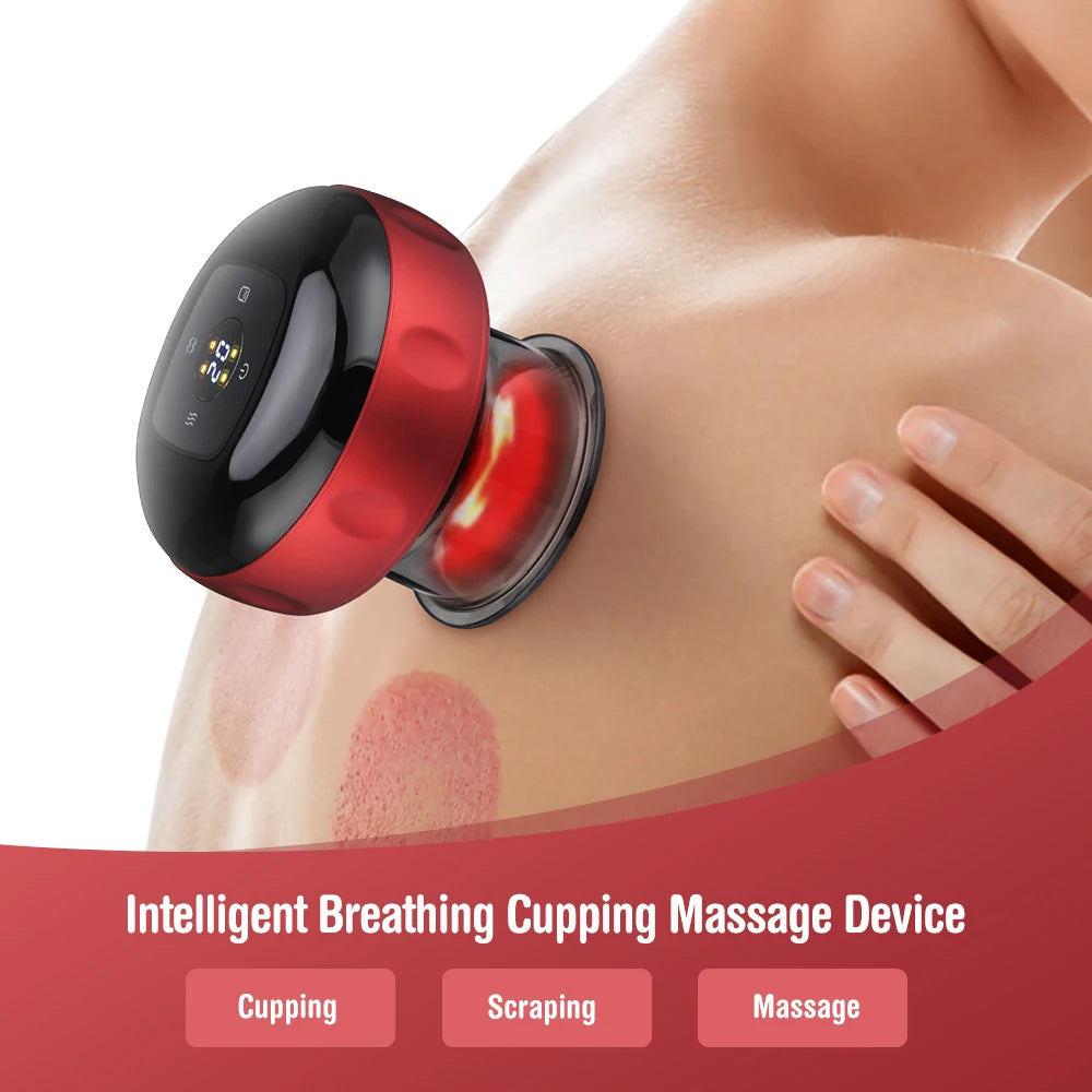 Electric Vacuum Cupping Massager – Anti-Cellulite Slimming Therapy Tool