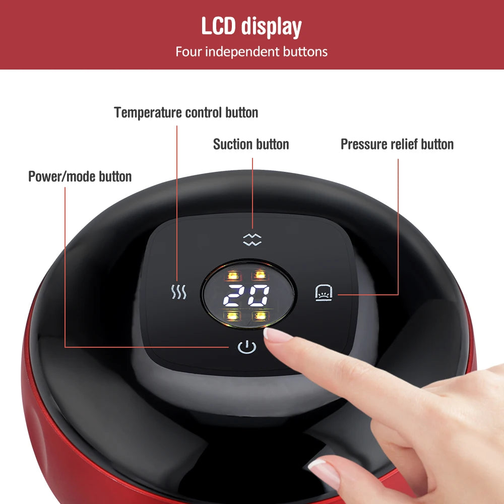 Electric Vacuum Cupping Massager – Anti-Cellulite Slimming Therapy Tool