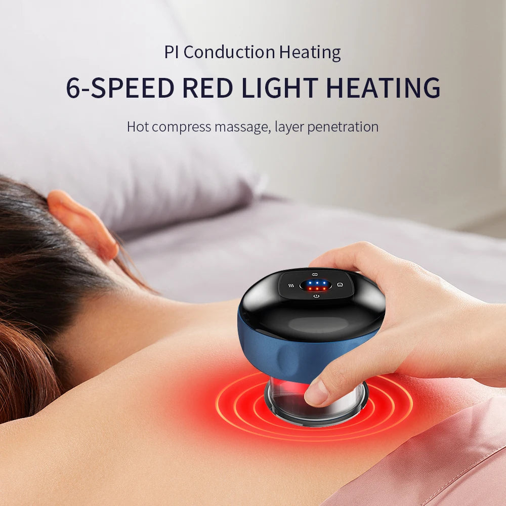Electric Vacuum Cupping Massager – Anti-Cellulite Slimming Therapy Tool