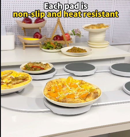 Household Portable Rotating Tray – 360° Turntable Organizer for Kitchen & Tabletop Use