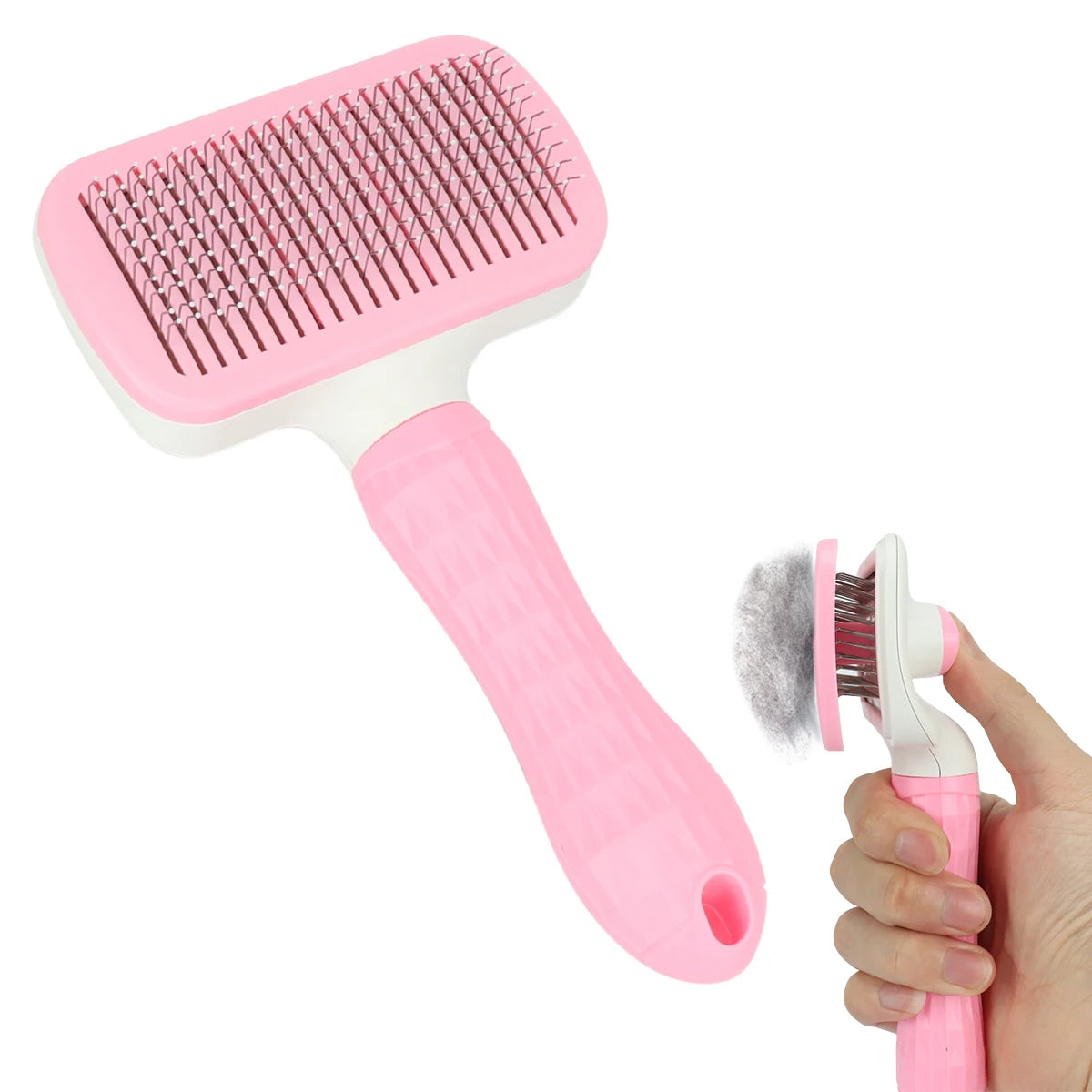 Pet Hair Remover Brush – Gentle Deshedding Comb for Dogs & Cats with Long Hair