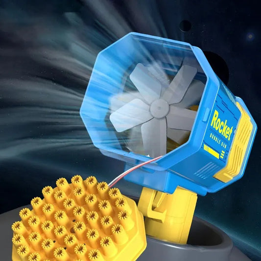 40-Hole Rocket Bubble Gun – Handheld Electric Toy for Kids’ Parties & Outdoor Fun