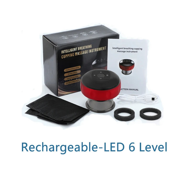 Electric Vacuum Cupping Massager – Anti-Cellulite Slimming Therapy Tool