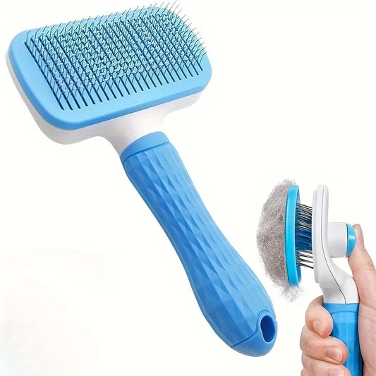 Pet Hair Remover Brush – Gentle Deshedding Comb for Dogs & Cats with Long Hair