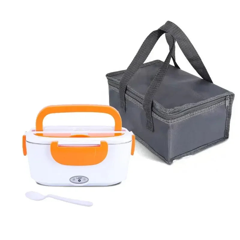 2-in-1 Electric Heating Lunch Box – Portable Bento for Car & Home Use