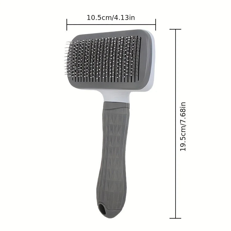 Pet Hair Remover Brush – Gentle Deshedding Comb for Dogs & Cats with Long Hair