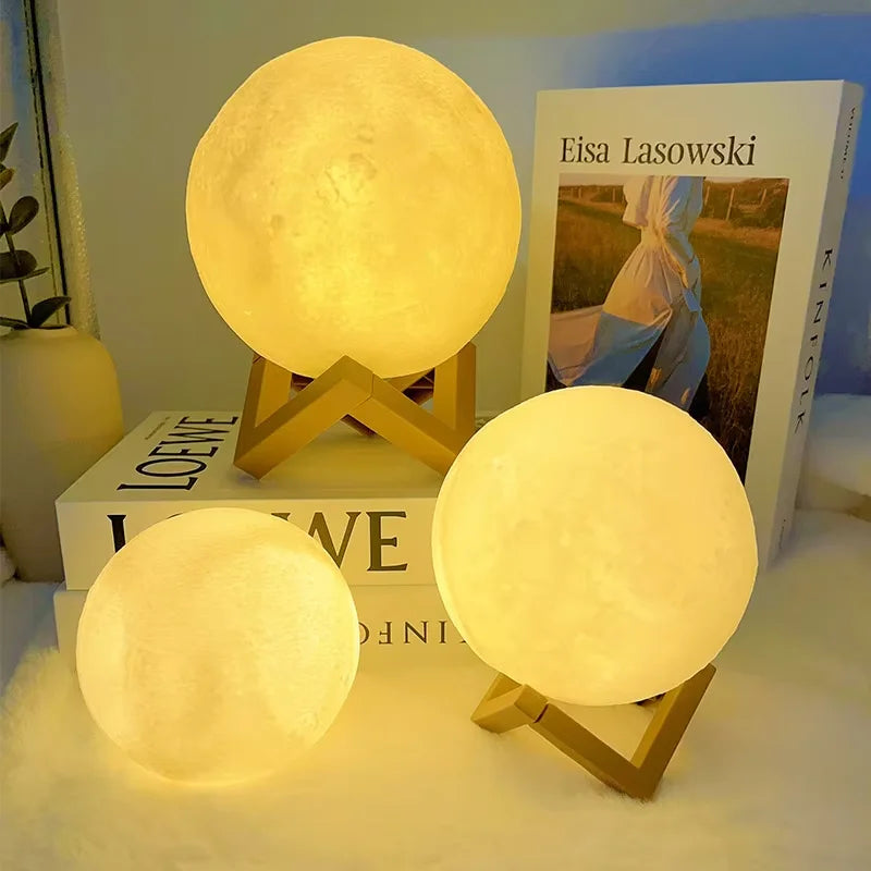 LED Galaxy Moon Light – Bedroom Decor & Gift for Kids