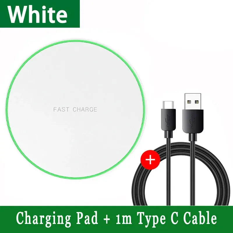 100W Fast Wireless Charging Pad – iPhone, Samsung, Xiaomi Compatible