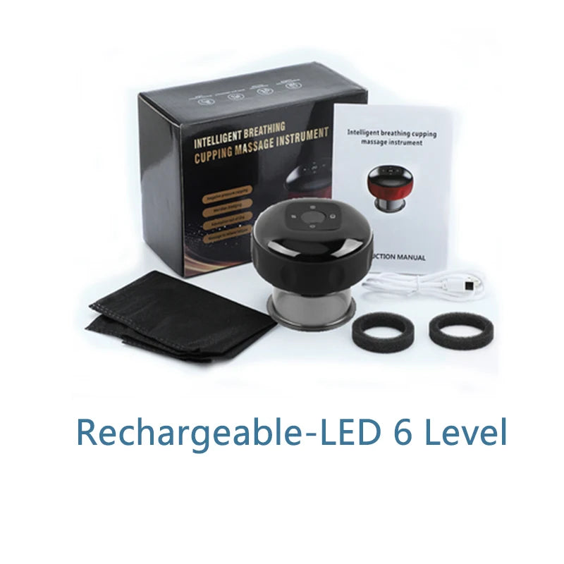 Electric Vacuum Cupping Massager – Anti-Cellulite Slimming Therapy Tool