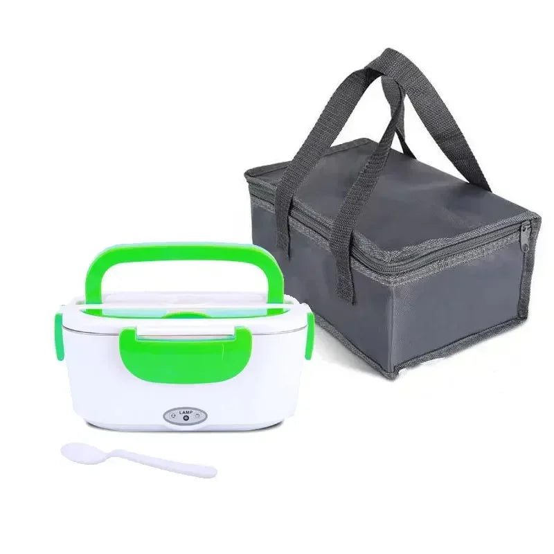 2-in-1 Electric Heating Lunch Box – Portable Bento for Car & Home Use