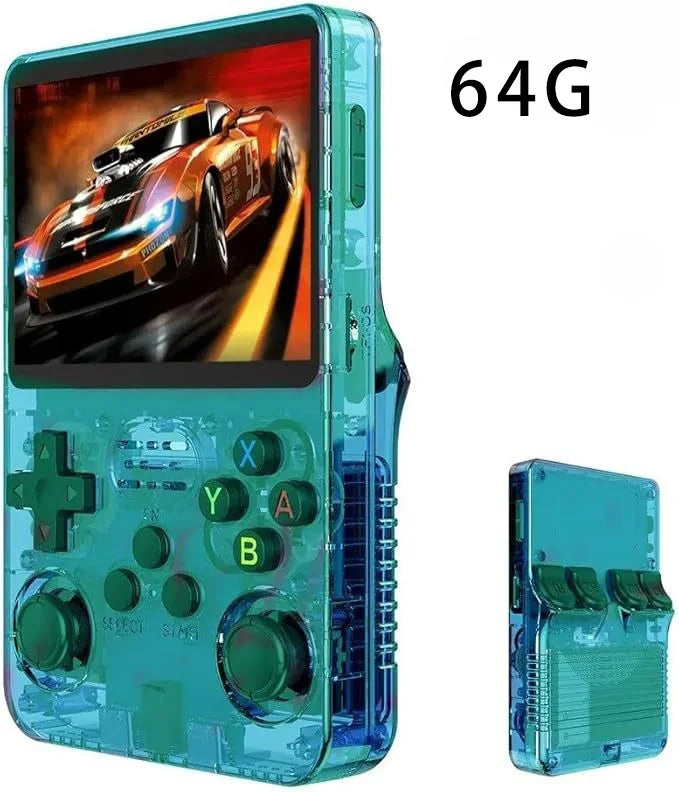 R36S Retro Handheld Game Console – 3.5" Display with ARKOS System & Classic Titles