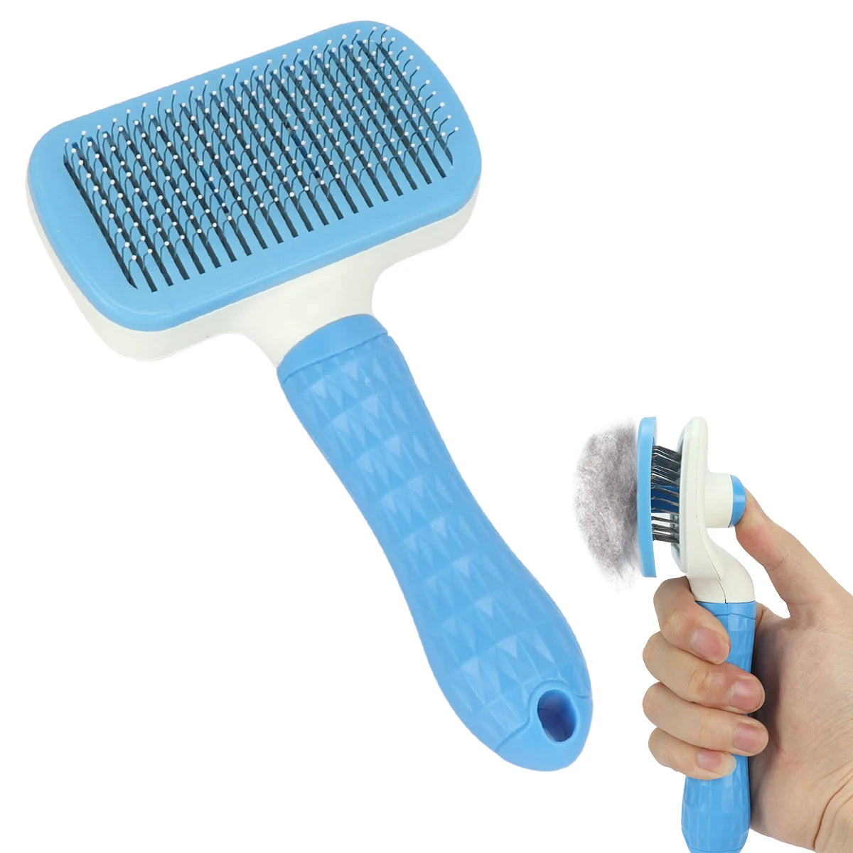 Pet Hair Remover Brush – Gentle Deshedding Comb for Dogs & Cats with Long Hair