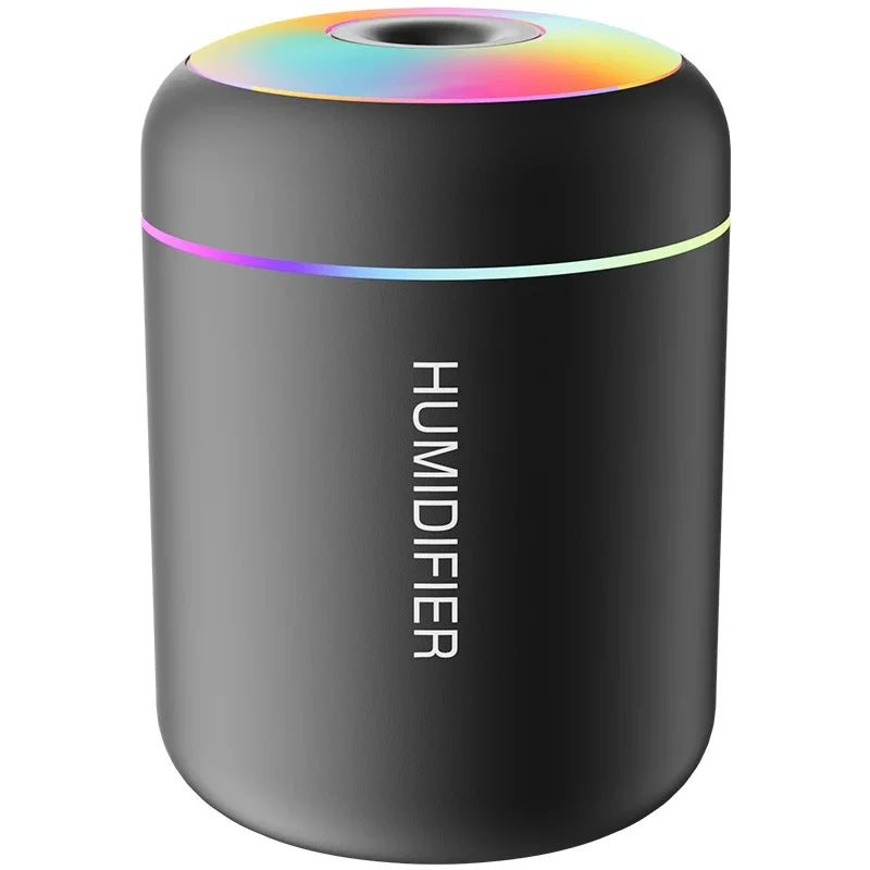 180ML USB Mini Aroma Humidifier with LED Light – Car & Home Use