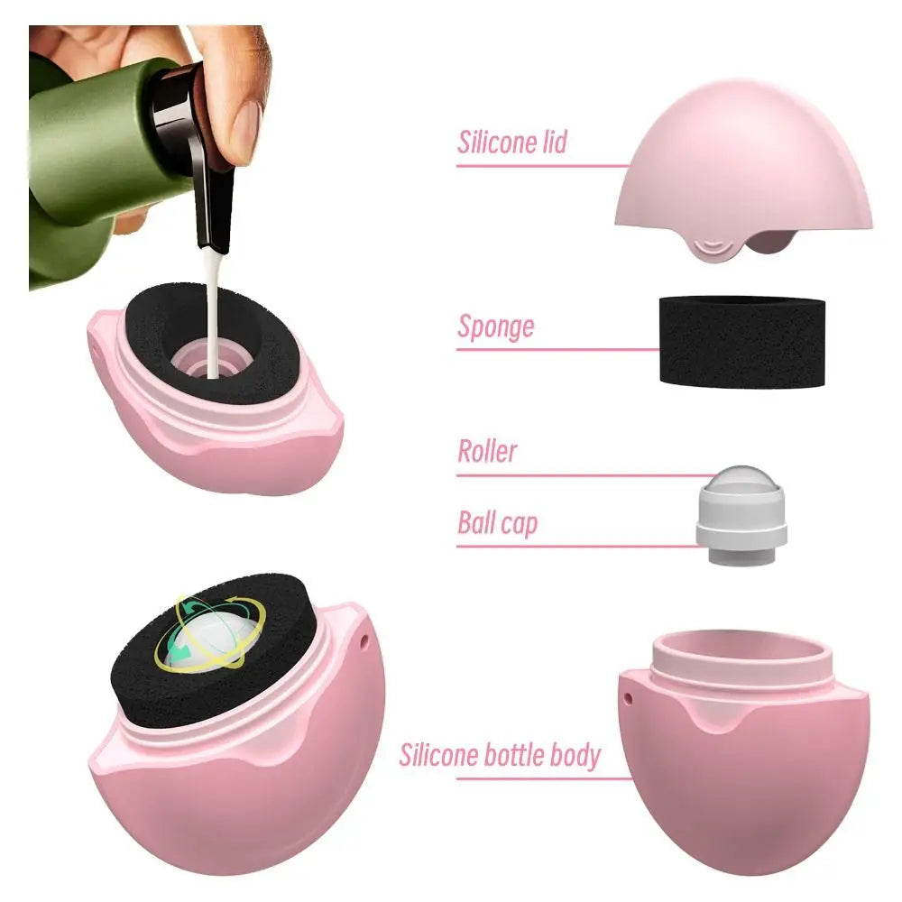 Refillable Silicone Sunscreen Roller – Lotion Applicator for Easy Use