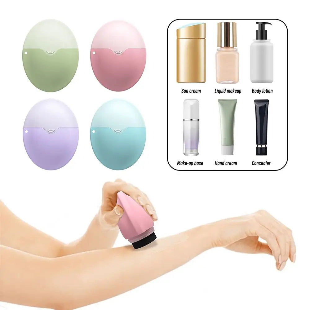 Refillable Silicone Sunscreen Roller – Lotion Applicator for Easy Use