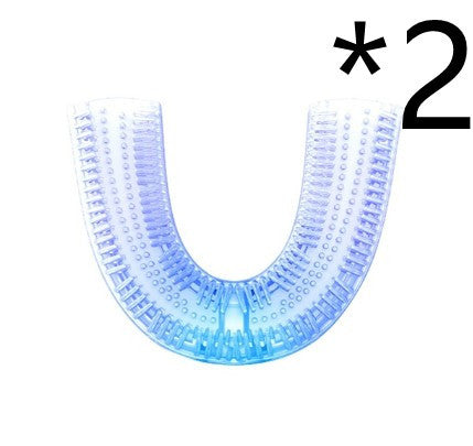 360° Intelligent Electric Toothbrush – U-Type, Blue Light Whitening & USB Rechargeable